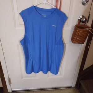 ASICS Blue Sleeveless Athletic Top XL